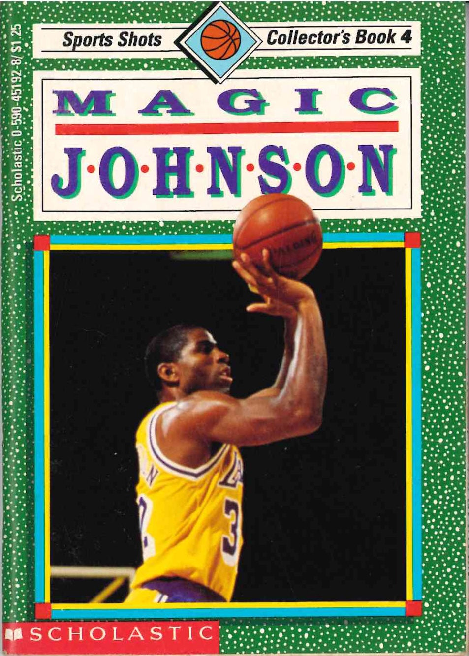 SPORTS SHOTS COLLECTORS BOOK #4 MAGIC JOHNSON