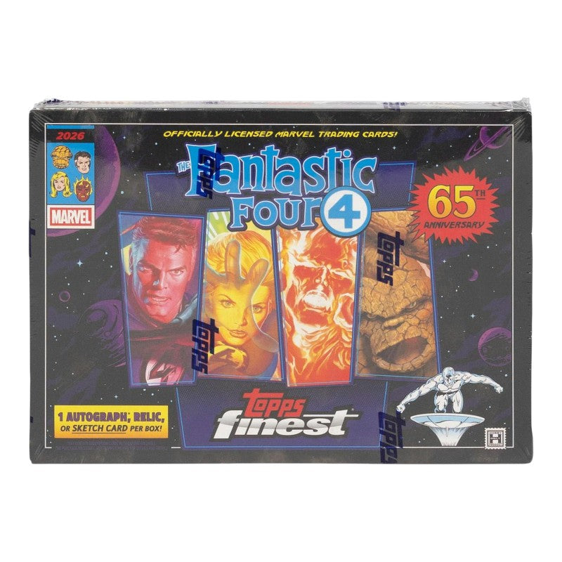 2026 TOPPS FINEST MARVEL FANTASTIC FOUR HOBBY BOX