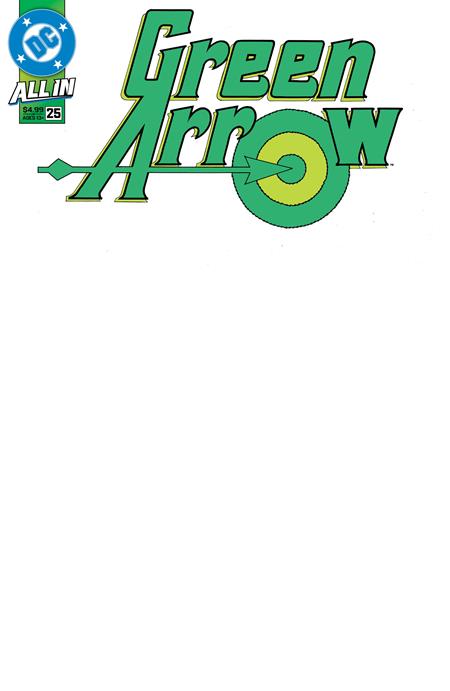 GREEN ARROW (2023) #25 CVR E BLANK CARD STOCK VAR