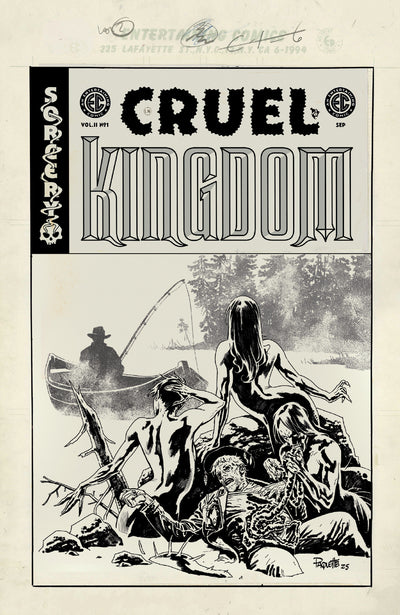 EC CRUEL KINGDOM (2026) #1 CVR E 20 COPY INCV YANICK PAQUETTE B&W ARTIST EDITION VAR