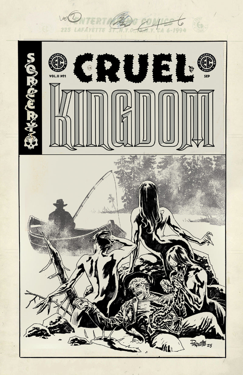 EC CRUEL KINGDOM (2026) #1 CVR E 20 COPY INCV YANICK PAQUETTE B&W ARTIST EDITION VAR