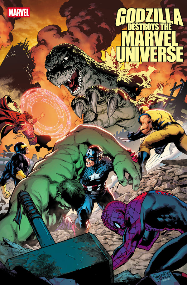 GODZILLA DESTROYS THE MARVEL UNIVERSE (2025) #5 CARLO PAGULAYAN FAN FAVORITE VAR