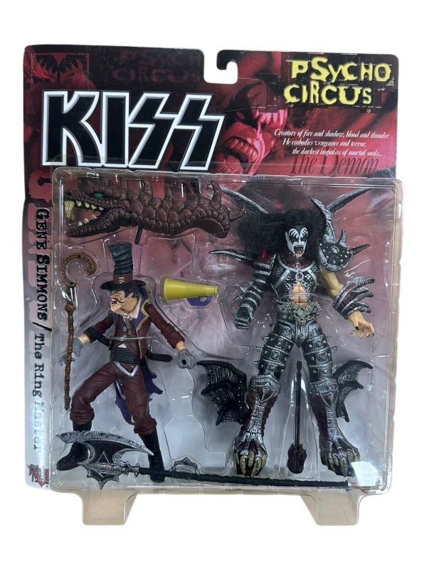 1998 MCFARLANE TOYS KISS PSYCHO CIRCUS AF - SET OF 4