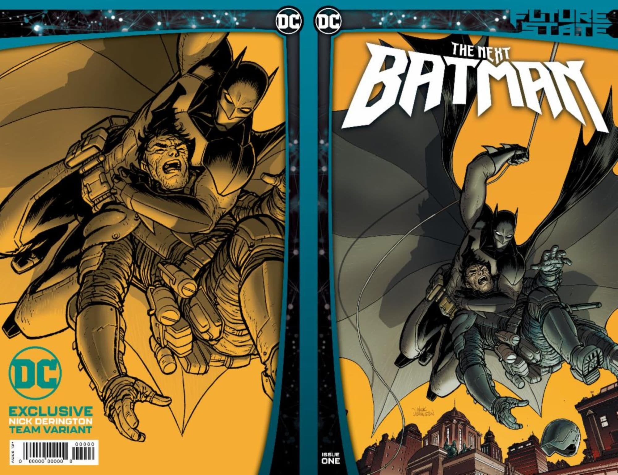 FUTURE STATE THE NEXT BATMAN (2021) #1 CVR E TEAM VARIANT NICK DERINGTON CARD STOCK