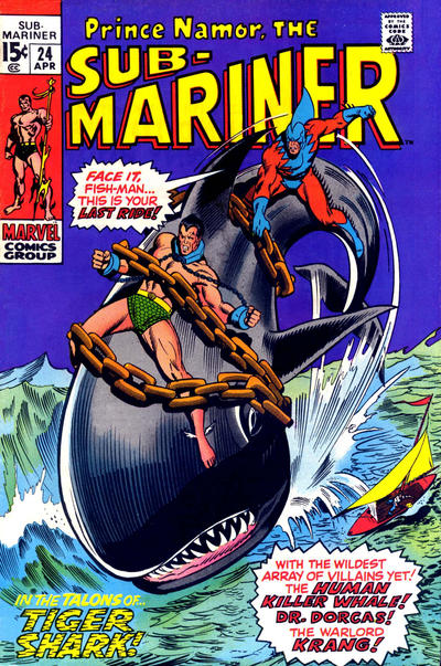 SUB-MARINER (1968) #24 (GD/VG)