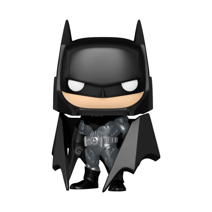 POP HEROES DC COMICS BATMAN ARMORED SDCC 2025 EXCLUSIVE VINYL FIG