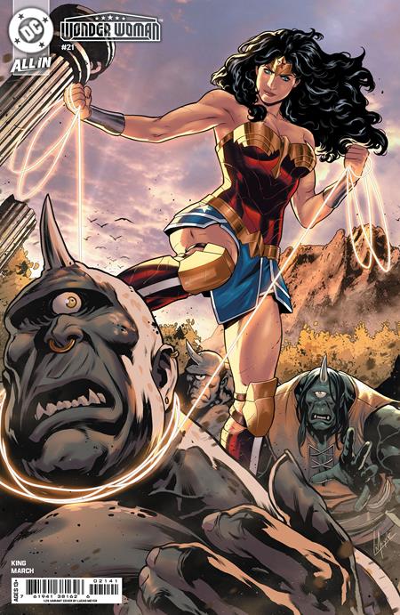WONDER WOMAN (2023) #21 CVR E INC 1:25 LUCAS MEYER CARD STOCK VAR