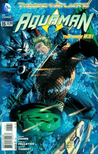 AQUAMAN (2011) #15 25 COPY INCV THRONE OF ATLANTIS VAR ED