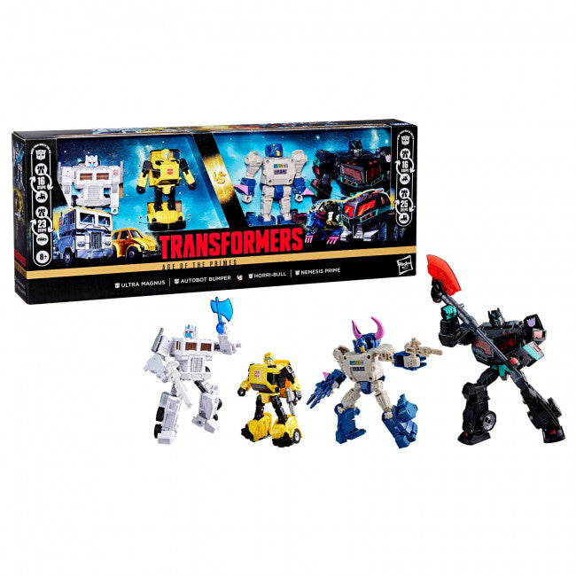 TRANSFORMERS AGE OF THE PRIMES ACTION FIGURE 4-PACK