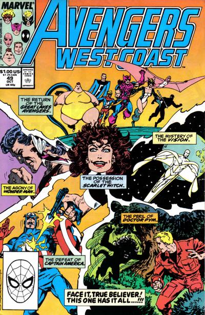 AVENGERS WEST COAST (1985) #49