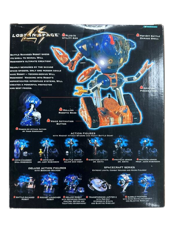 1997 TRENDMASTERS LOST IN SPACE MOVIE BATTLE RAVAGED ROBOT AF