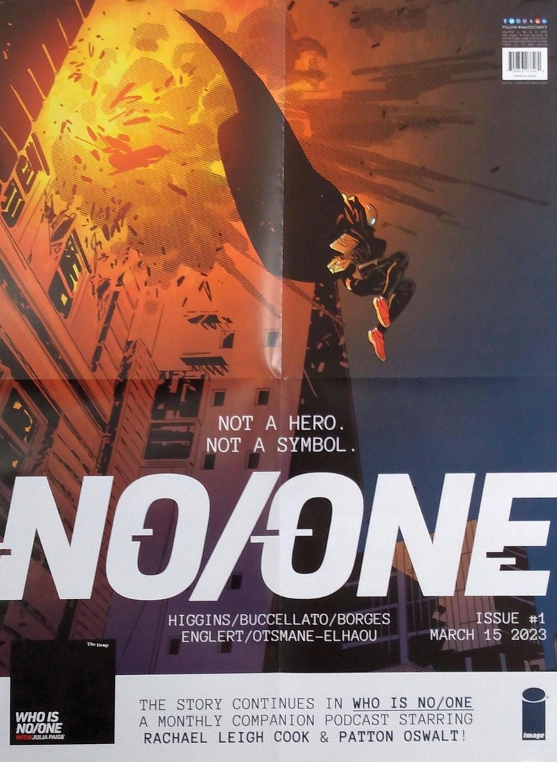 NO ONE / MASSIVE VERSE DOUBLE SIDED FOLDED PROMO POSTER