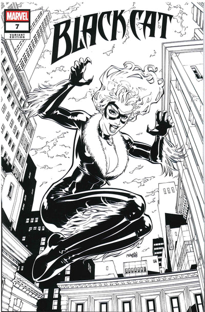 BLACK CAT (2025) #7 COMICSPRO 2026 EXCLUSIVE B&W VAR
