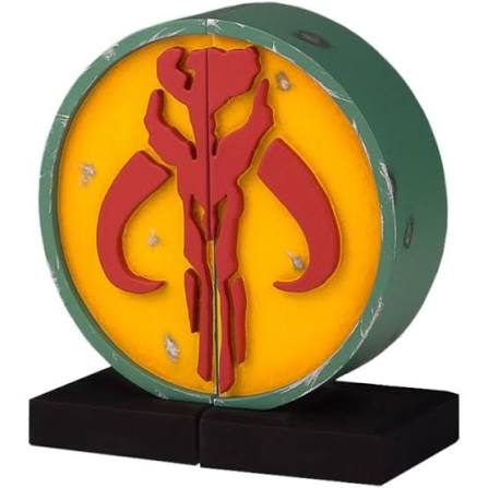 STAR WARS MANDALORIAN BOOKENDS - DAMAGED
