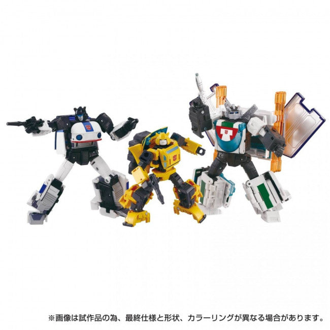 TRANSFORMERS TAKARA TOMY DRAMATIC CAPTURE SERIES CYBERTRON CHASE 3 FIGURE SET AF