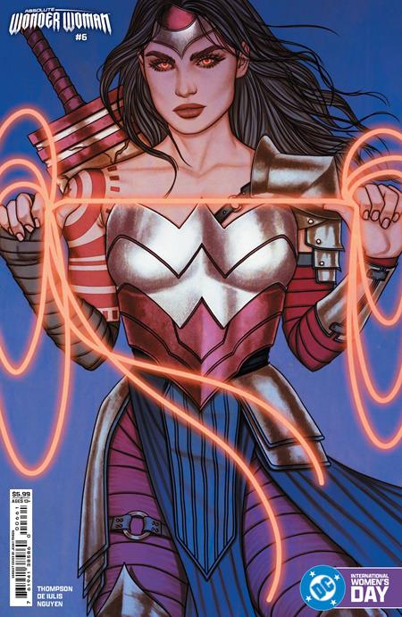 ABSOLUTE WONDER WOMAN (2024) #6 CVR E JENNY FRISON INTERNATIONAL WOMENS DAY CARD STOCK VAR