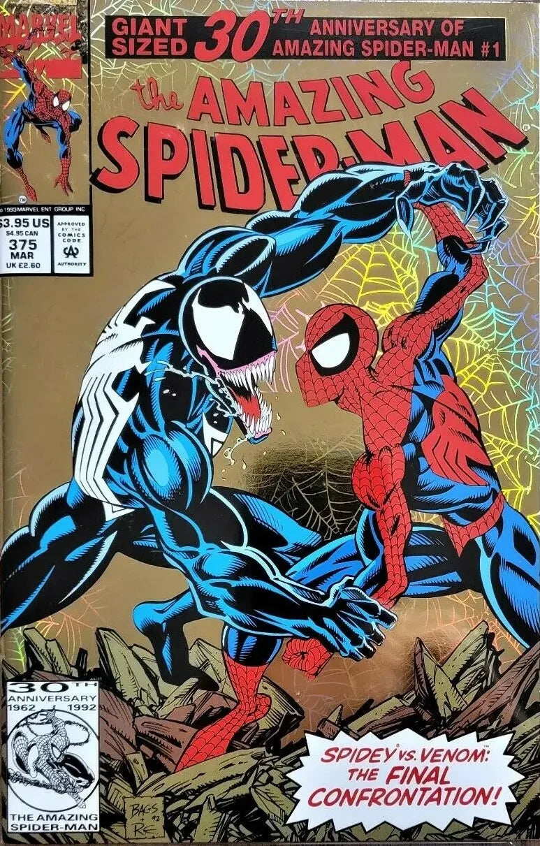 AMAZING SPIDER-MAN (1963) #375 - GOLD FOIL ERROR COPY