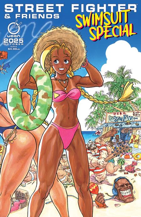 STREET FIGHTER & FRIENDS SWIMSUIT SPECIAL (2025) #1 (ONE SHOT) CVR E INC 1:5 KINU NISHIMURA VAR