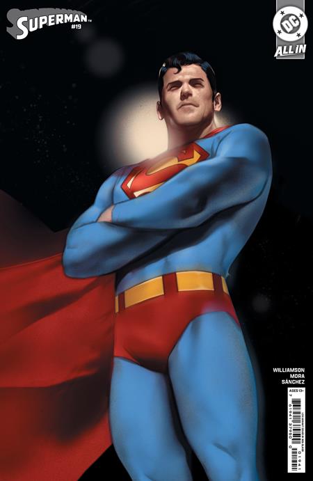 SUPERMAN (2023) #19 CVR G INC 1:25 BEN OLIVER CARD STOCK VAR