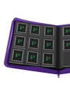 PALMS OFF GAMING COLLECTORS SERIES 9 POCKET PURPLE ZIP TOP LOADER BINDER