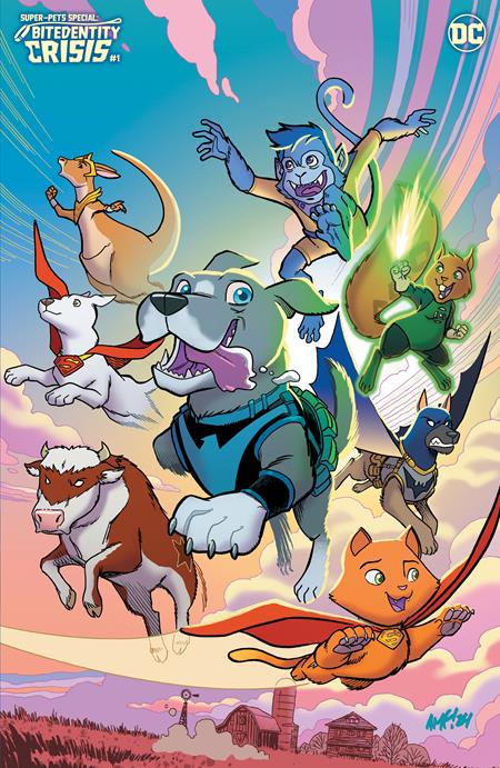 SUPER-PETS SPECIAL BITEDENTITY CRISIS (2024) #1 (ONE SHOT) CVR C TONY FLEECS CARD STOCK VAR