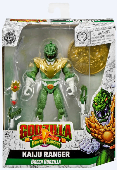 POWER RANGERS X GODZILLA KAIJU RANGER GREEN GODZILLA AF