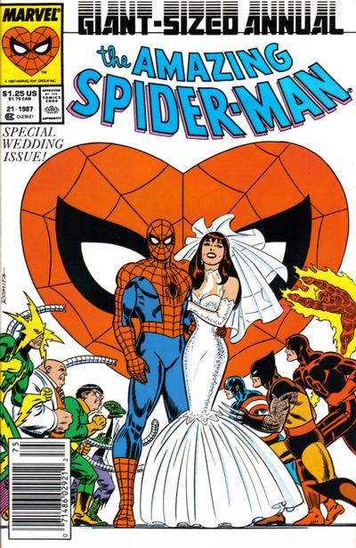 AMAZING SPIDER-MAN (1963) ANNUAL #21 NEWSSTAND EDITION
