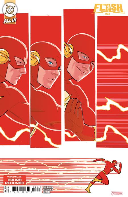 FLASH (2023) #24 CVR D BRUNO REDONDO ARTIST SPOTLIGHT CARD STOCK VAR