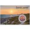 SUNDOWNER -RED KANGAROO 2026 1oz SILVER COLOURED COIN ON CARD