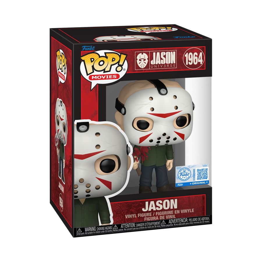POP FRIDAY THE 13TH JASON EITH AXE US EXCLUSIVE VINYL FIG