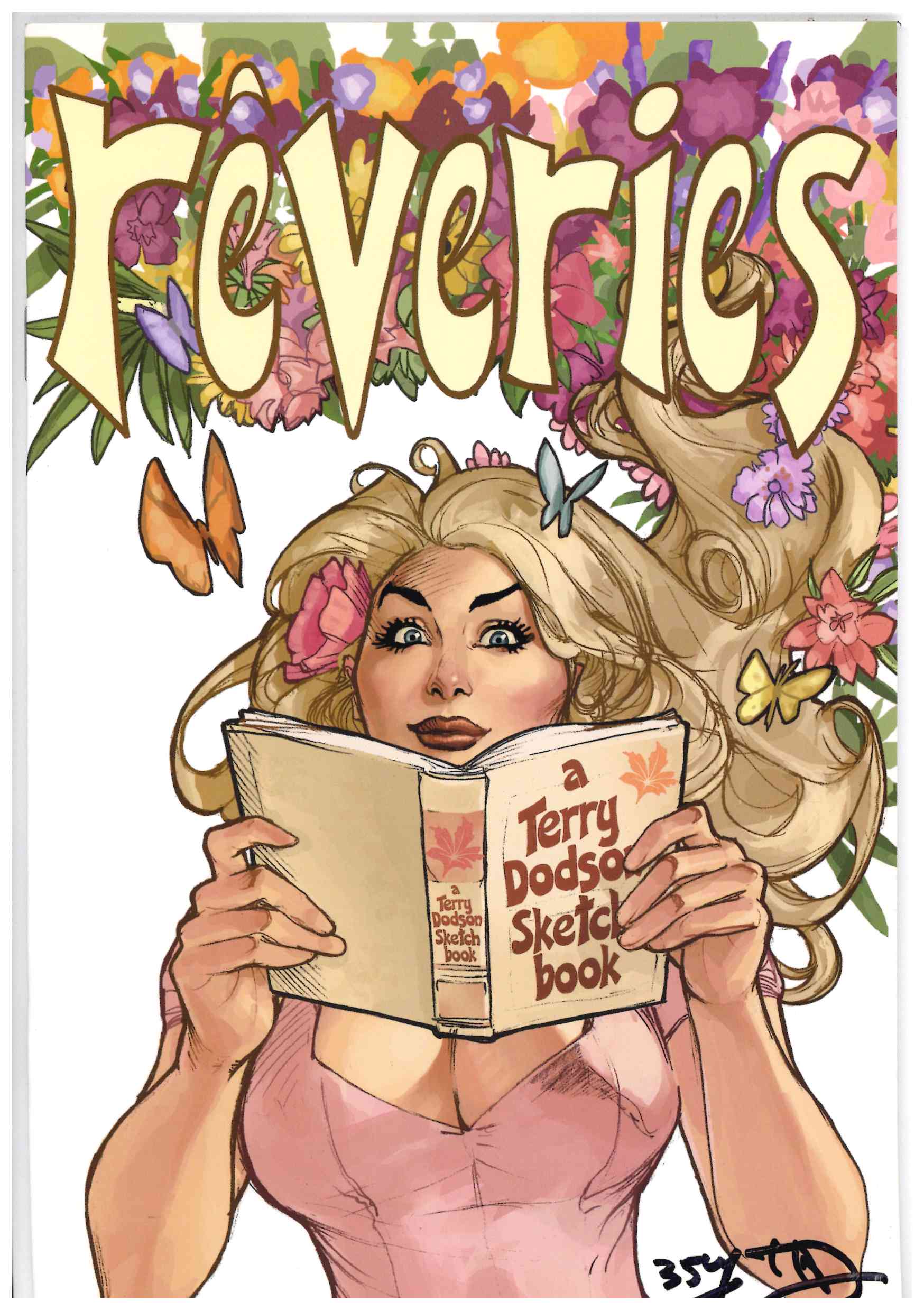 *SIGNED* REVERIES TERRY DODSON SKETCHBOOK (2011) LIMITED #357/500
