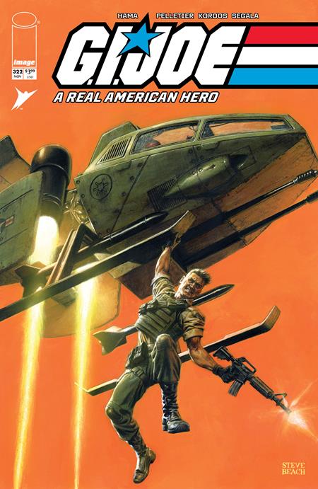 GI JOE A REAL AMERICAN HERO (2023) #322 CVR C INC 1:10 STEVE BEACH GEARS OF JOE VAR