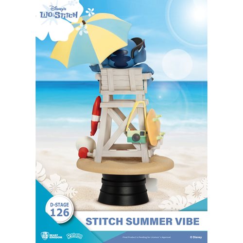 LILO & STITCH DS-126 STITCH SUMMER VIBE D-STAGE STATUE