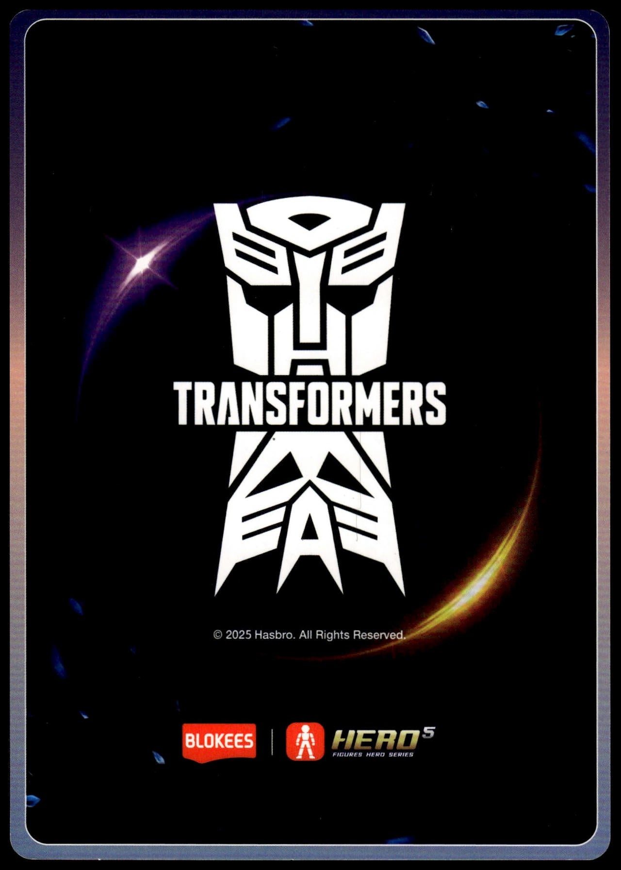 BLOKEES TRANSFORMERS WARRIORS OF CYBERTRON COLLECTOR CARD
