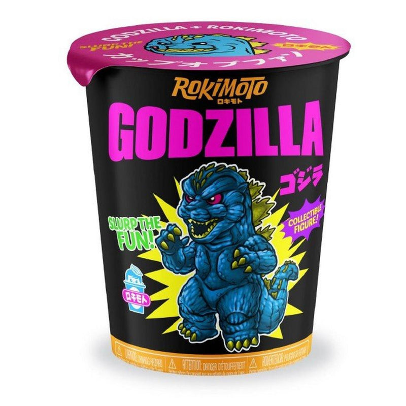 ROKIMOTO GODZILLA BLACK LIGHT MYSTERY BOX RAMEN CUP