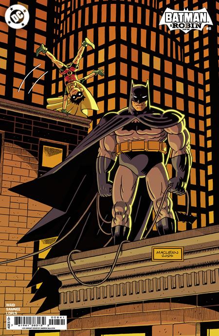 BATMAN AND ROBIN YEAR ONE (2024) #8 CVR D INC 1:25 ANDREW MACLEAN CARD STOCK VAR