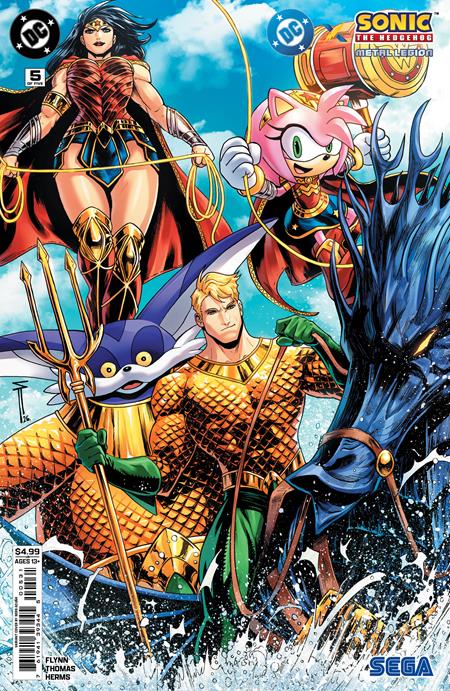 DC X SONIC THE HEDGEHOG METAL LEGION (2026) #5 CVR C SERG ACUNA CARD STOCK VAR