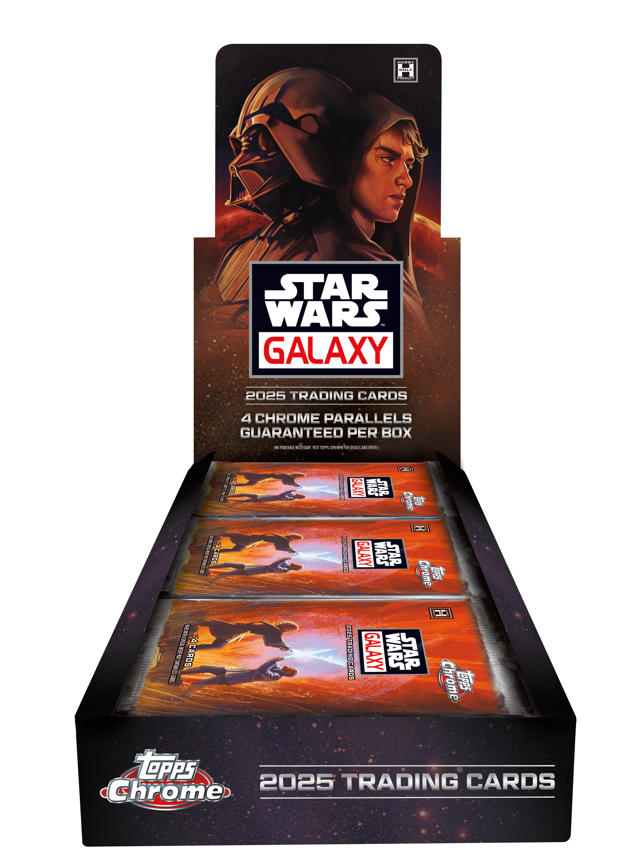 2025 TOPPS CHROME STAR WARS GALAXY HOBBY BOX