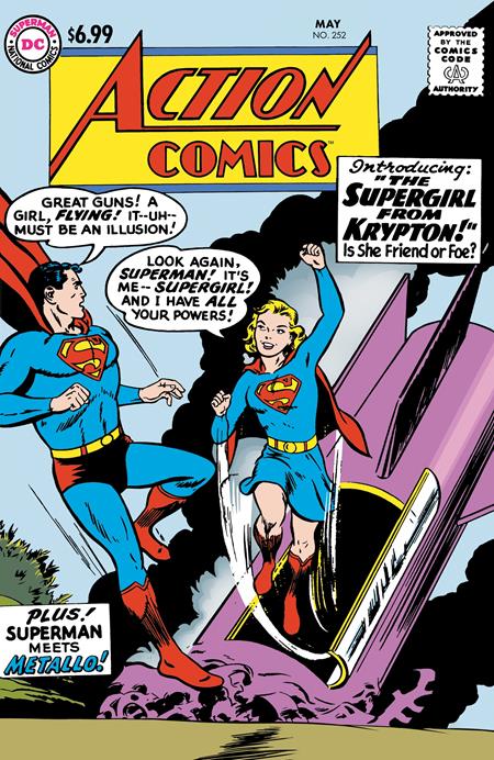 ACTION COMICS (1938) #252 FACSIMILE EDITION (2025) CVR B CURT SWAN FOIL VAR