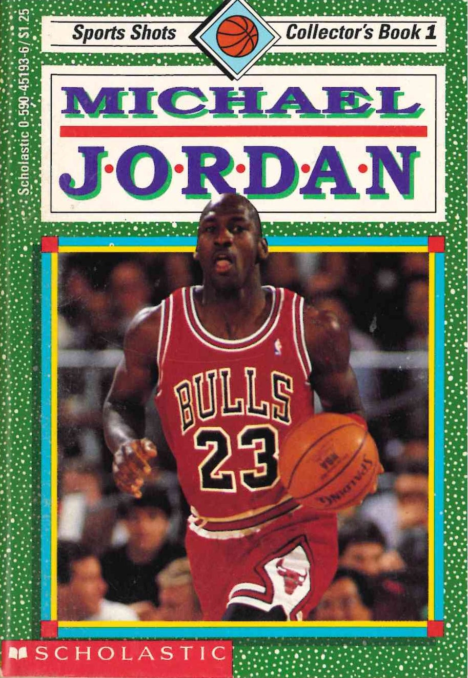 1991 SPORTS SHOTS COLLECTORS BOOK #1 MICHAEL JORDAN