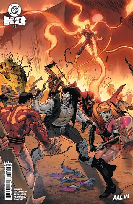 DC K.O. (2025) #2 SECOND PRINTING CVR B JAVIER FERNANDEZ CONNECTING CARD STOCK VAR