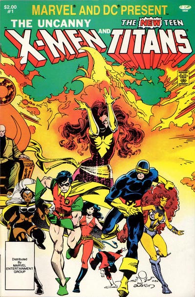 MARVEL AND DC PRESENT UNCANNY X-MEN AND NEW TEEN TITANS (1982) - FIRST PRINTING (VF)