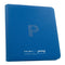 PALMS OFF GAMING COLLECTORS SERIES 12 POCKET BLUE ZIP TRADING CARD BINDER