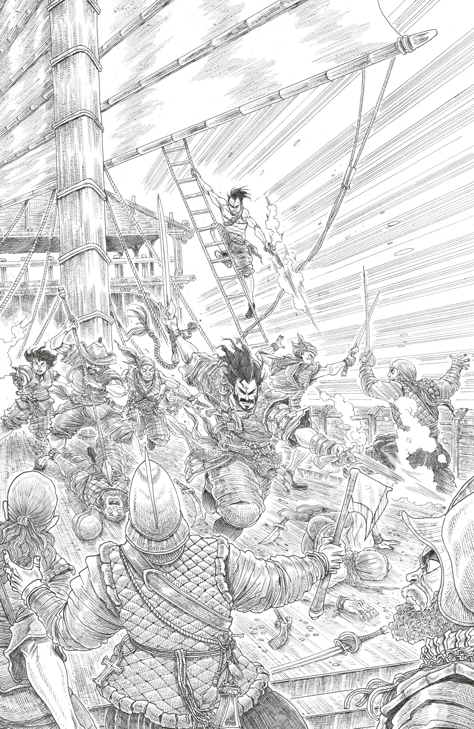 BRZRKR THE BLEEDING TIDE (2025) #1 (ONE SHOT) CVR H 25 COPY INCV STOKOE VAR