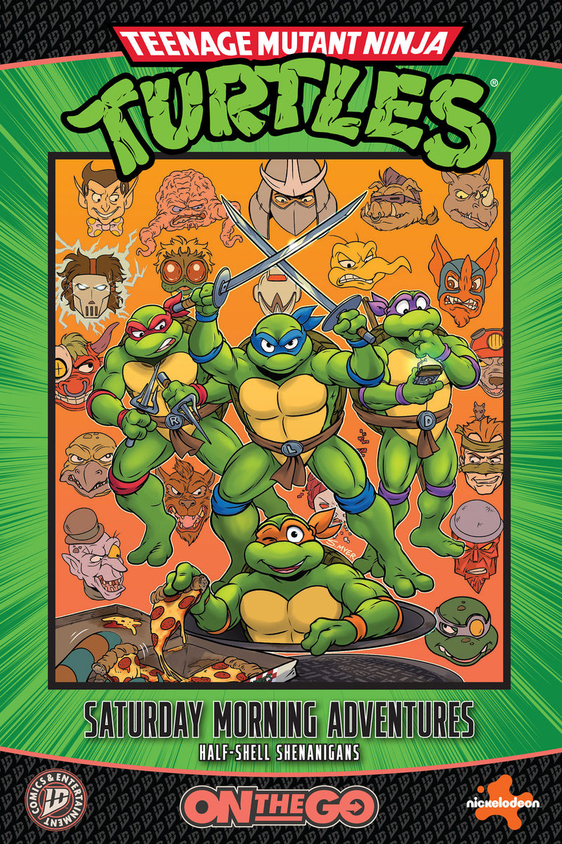 TMNT SATURDAY MORNING ADVENTURES ON THE GO HALF SHELL SHENANIGANS OMNIBUS COMPACT EDITION TP