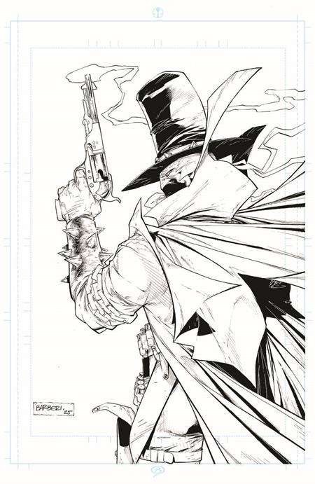 GUNSLINGER SPAWN (2021) #56 CVR B CARLO BARBERI RAW ART VAR
