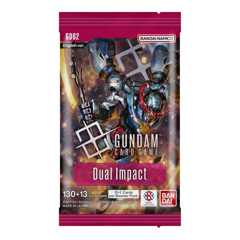 GUNDAM CARD GAME (GD02) DUAL IMPACT ENGLISH BOOSTER PACK