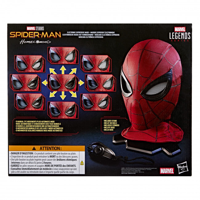 MARVEL LEGENDS SERIES SPIDER MAN ELECTRONIC EXPRESSIVE MASK