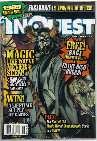 INQUEST GAMER ISSUE 45 JANUARY 1999 - POLYBAGGED WITH PROMO CARD