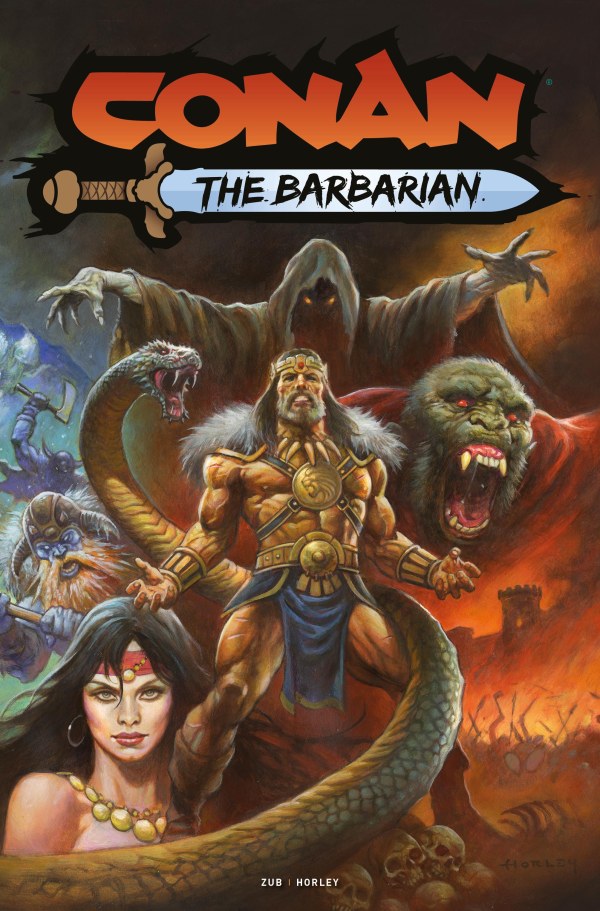 CONAN THE BARBARIAN (2023) #25 CVR F ALEX HORLEY WRAPAROUND CARD STOCK VAR